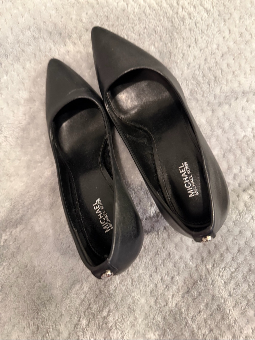 MICHAEL Michael Kors Black Pointed-Toe Stiletto Pumps Size 8.5